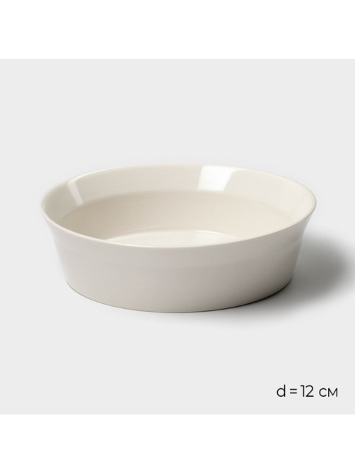 Салатники Magistro Whitewarm, 380/700/1.2 л, d=12/16/20.5 см, набор 3 шт., фарфор, белые