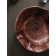 Салатник Magistro Wood, 350 мл, d=16.6 см, фарфор, коричневый