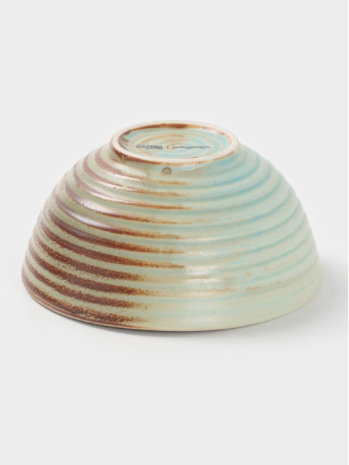 Салатник Magistro Sand Ripples, d=12.5 см, 400 мл, фарфор, голубой