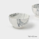 Салатники Magistro Real Marble, 380 мл, 11.6×6.5 см, набор 2 шт., фарфор, белые