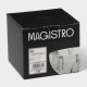 Салатники Magistro Real Marble, 380 мл, 11.6×6.5 см, набор 2 шт., фарфор, белые