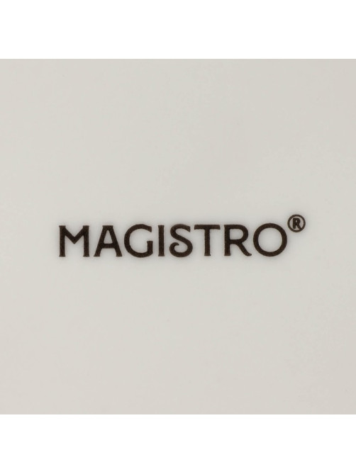 Салатники Magistro Terazzo, 1.4 л, 20×9 см, набор 2 шт., фарфор, белые