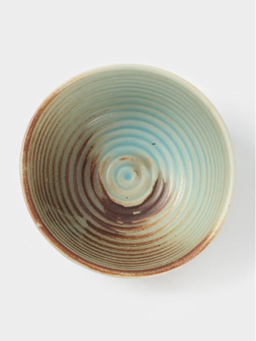 Салатник Magistro Sand Ripples, d=12.5 см, 400 мл, фарфор, голубой