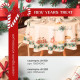 Набор салфеток сервировочных «Этель» New Years treat, 40×40 см - 4 шт., белые