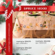 Набор салфеток сервировочных «Этель» Spruce mood, 40×40 см - 4 шт., 100% хлопок, саржа 190 г/м²
