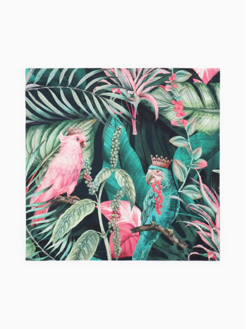 Салфетка «Этель» Tropical parrots, 46×46 см, 100% хлопок, саржа 190 г/м²