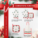 Набор салфеток сервировочных «Этель» Christmas wreath, 40×40 см - 4 шт., 100% хлопок, саржа 190 г/м²