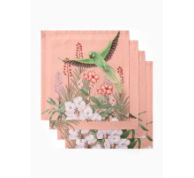 Набор салфеток «Этель» Tropical animals, 40×40 см - 4 шт., 100% хлопок, 190 г/м²