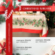 Набор салфеток сервировочных «Этель» Christmas wreath, 40×40 см - 4 шт., 100% хлопок, саржа 190 г/м²