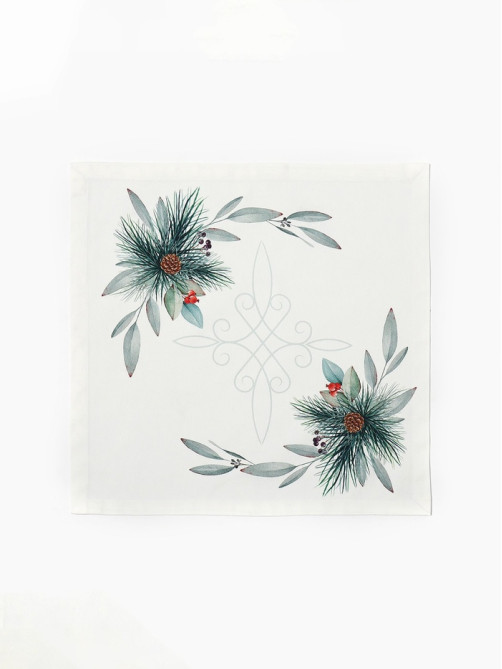 Набор салфеток сервировочных «Этель» New Years treat, 40×40 см - 4 шт., белые