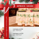 Набор салфеток сервировочных «Этель» Spruce mood, 40×40 см - 4 шт., 100% хлопок, саржа 190 г/м²