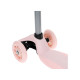 Самокат GRAFFITI Baby, колёса световые PU 120/70 мм, ABEC 7, розовый