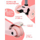 Самокат GRAFFITI Baby, колёса световые PU 120/70 мм, ABEC 7, розовый