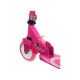 Самокат городской GRAFFITI Comfort 120, складной, колёса PU 120 мм, ABEC 7 Carbon, розовый