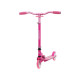 Самокат городской GRAFFITI Comfort 120, складной, колёса PU 120 мм, ABEC 7 Carbon, розовый