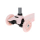 Самокат GRAFFITI Baby, колёса световые PU 120/70 мм, ABEC 7, розовый