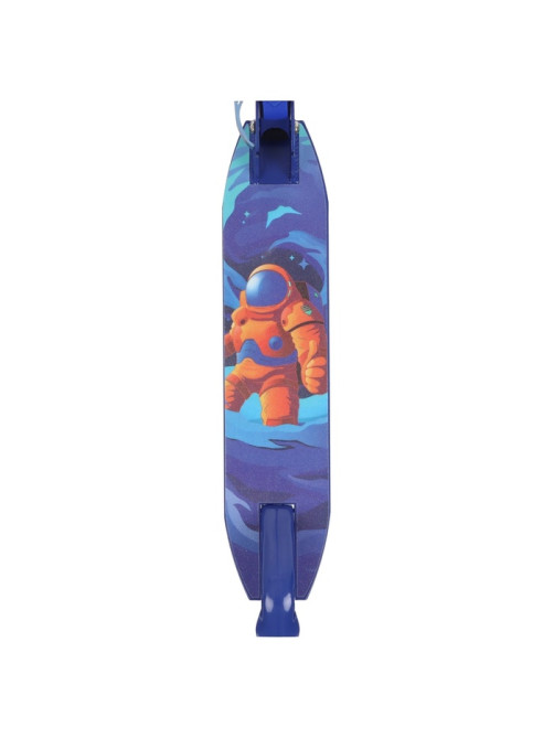 Самокат городской GRAFFITI Comfort 120, складной, колёса PU 120 мм, ABEC 7 Carbon, синий