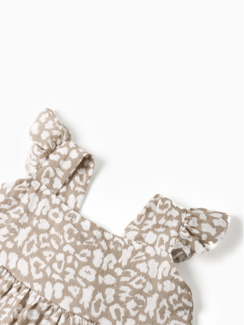 Сарафан из муслина для девочки KAFTAN, бежевый, рост 98 см
