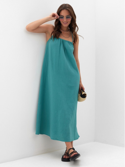 Сарафан женский MIST Muslin, размер 40 (XS), бирюзовый