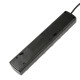 Сетевой фильтр Luazon Lighting, 5 розеток, 5 м, 2200 Вт, 3×0.75 мм2, 10 A, 220 В, c предохранителем, черный