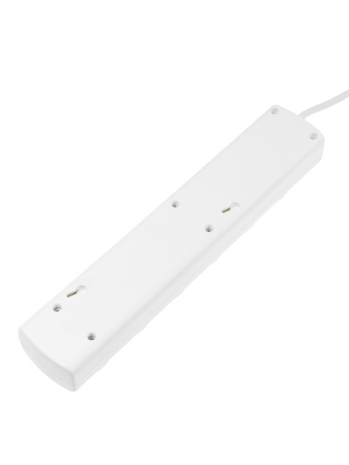 Сетевой фильтр Luazon Lighting, 5 розеток, 5 м, 3500 Вт, 3×1 мм2, 16 A, 220 В, c предохранителем, белый