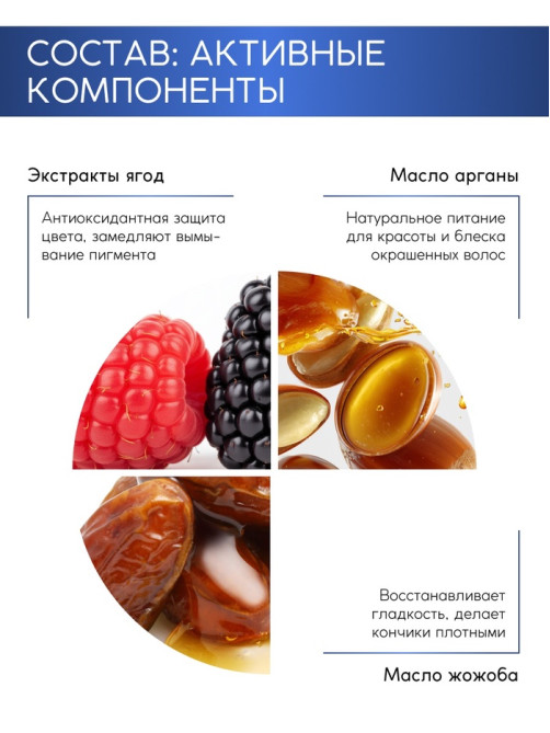 Шампунь для волос «Защита цвета», 400 мл, BONAMI