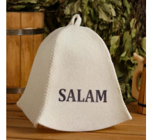 Шапка для бани и сауны Salam, полиэфир, шерсть, «Добропаровъ»