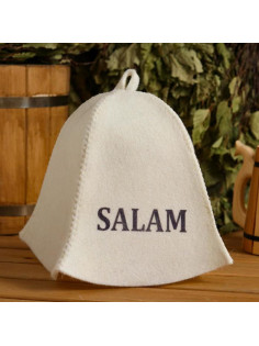 Шапка для бани и сауны Salam, полиэфир, шерсть, «Добропаровъ»