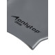 Шапочка для плавания взрослая ONLYTOP, силиконовая, 56 г, обхват 54-60 см, серая