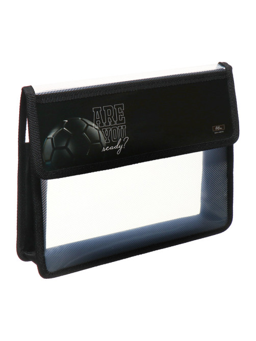 Папка для тетрадей, А5, пластиковая, 23×19×5 см «Мяч»