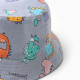 Панама для мальчика KAFTAN «Счастливый динозавр», серая, размер 54 (3-5 лет)