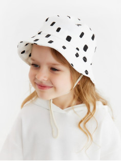Панама детская KAFTAN «Паттерн», белая, размер 52-54 (3-5 лет)