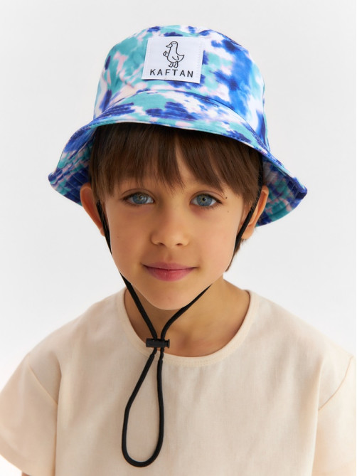 Панама детская KAFTAN «Тай-дай», голубая, размер 54 (3-5 лет)