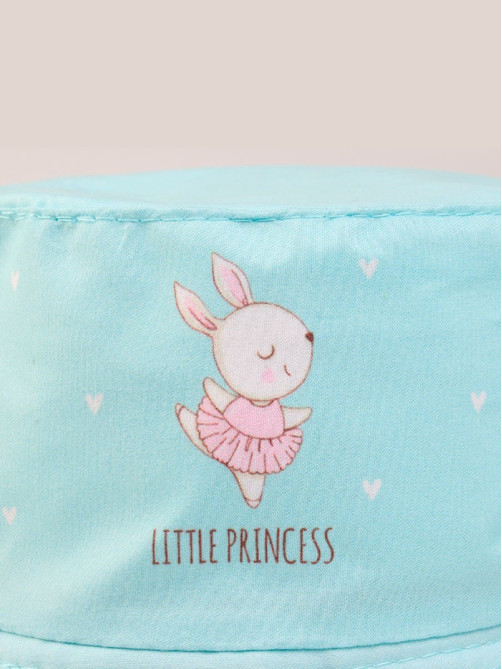 Панама детская Little Princess, голубая, р-р 48-50