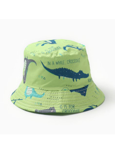 Панама для мальчика KAFTAN «Крокодилы», зелёная, размер 54 (3-5 лет)