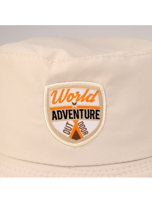 Панама детская для мальчика Adventure, бежевая, р-р 54