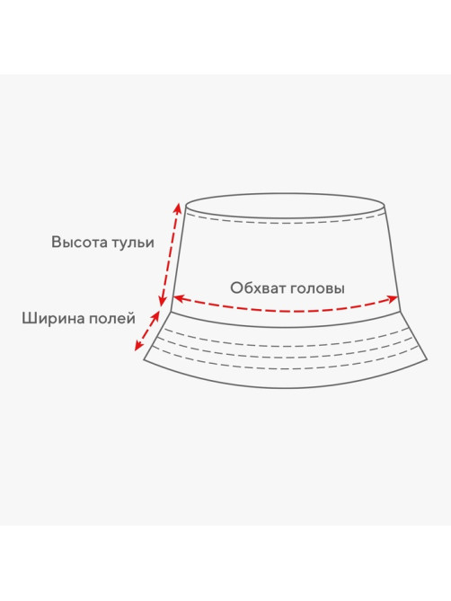 Панама детская MINAKU «Горошек», синяя, размер 44-46