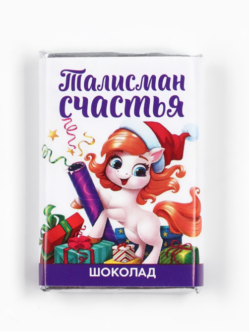 Шоколад молочный «Новогодние талисманы», в шоубоксе, 12 г × 24 шт.