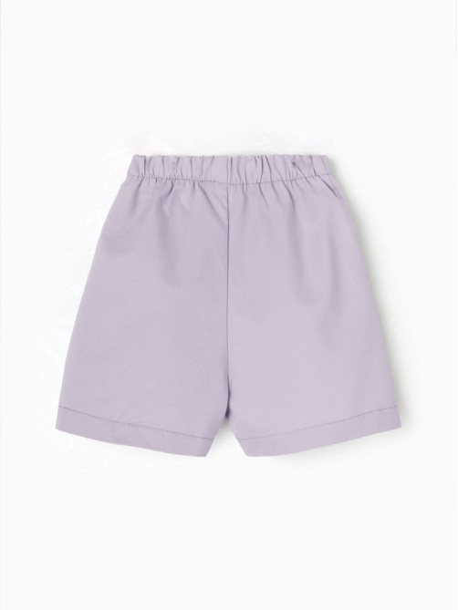 Шорты для девочки MINAKU: Jeans collection, лавандовые, рост 140 см