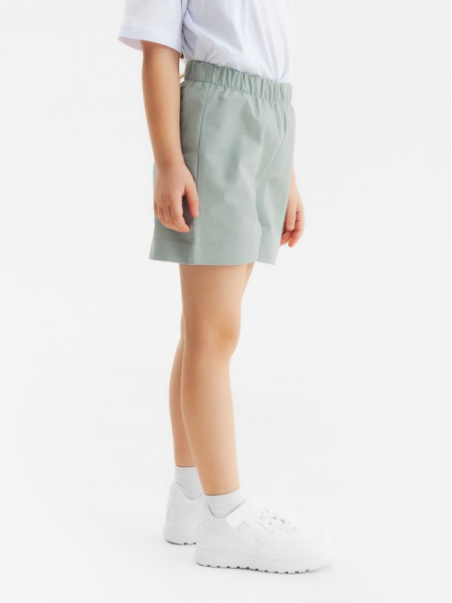 Шорты для девочки MINAKU: Jeans collection, серо-голубые, рост 128 см