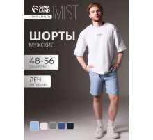 Шорты мужские MIST, размер 48, голубые