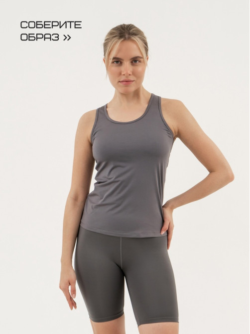 Велосипедки женские Resport, размер 42 (XS), серые, базовые
