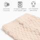 Брюки детские вязаные MINAKU: Knitwear collection, рост 86-92 см, бежевые