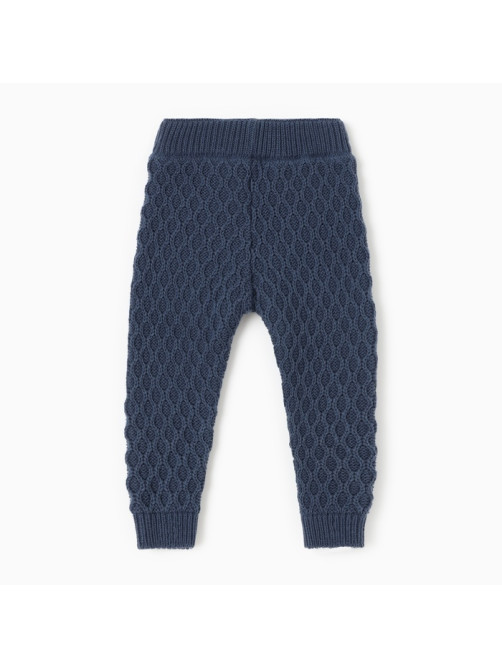 Брюки детские вязаные MINAKU: Knitwear collection, рост 68-74 см, синие