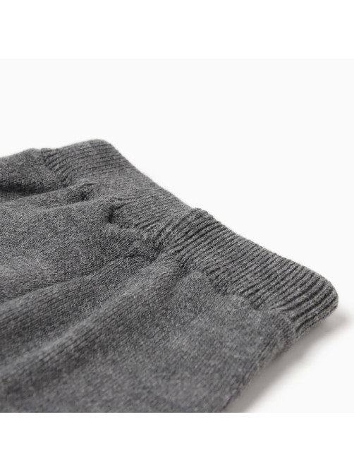 Брюки вязаные детские MINAKU: Knitwear collection, рост 68-74 см, серые