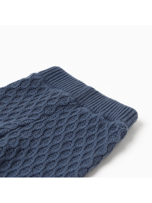 Брюки детские вязаные MINAKU: Knitwear collection, рост 80-86 см, синие