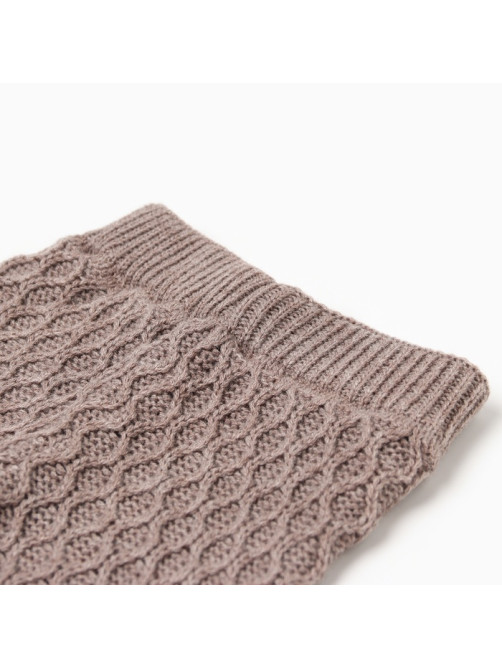Брюки детские вязаные MINAKU: Knitwear collection, рост 86-92 см, кофейные