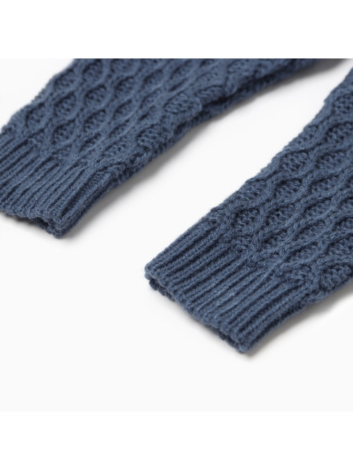 Брюки детские вязаные MINAKU: Knitwear collection, рост 74-80 см, синие