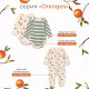 Штанишки «Крошка Я» Oranges, рост 68-74 см, молочные