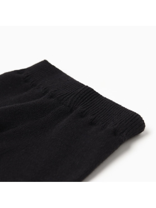 Брюки вязаные детские MINAKU: Knitwear collection, рост 68-74 см, чёрные